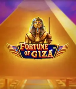 Uncover the mystical world of the Fortune of Giza game by Pragmatic Play, highlighting a majestic depiction of a Pharaoh before the iconic pyramid backdrop. This image captures the glory of Egyptian culture, perfect for those interested in ancient civilizations, offering a fascinating adventure.